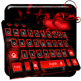 Romantic Glossy Red Keyboard icon