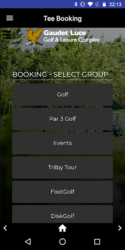 Gaudet Luce Golf Visitors App Screen 2