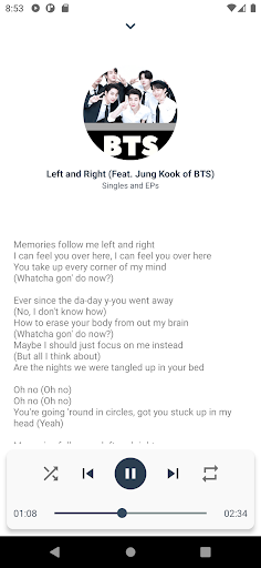 BTS Songs Lyrics