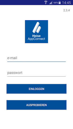 Android application Heise AppConnect screenshort
