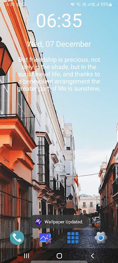 Android application MeaVana Launcher screenshort