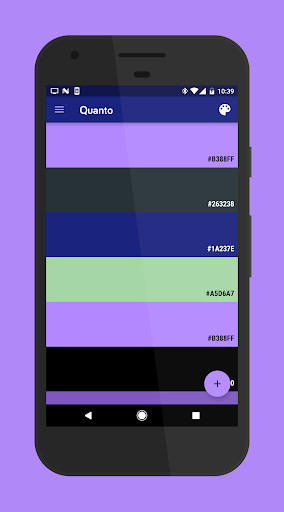 Android application Quanto: Material Palettes screenshort