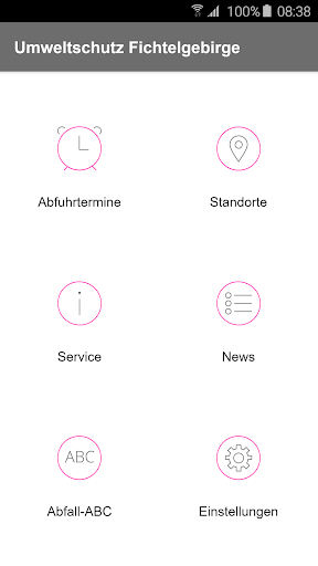 Android application KUFI App Umweltschutz Fichtel. screenshort