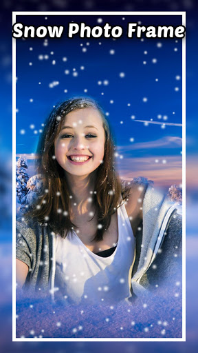 Snow Photo Frame