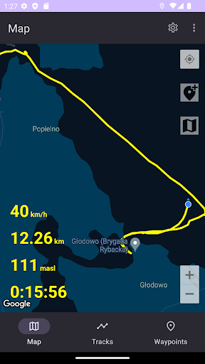 Android application GPS Book screenshort