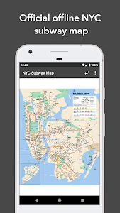 Map of NYC Subway: offline MTA Unknown