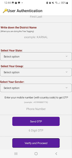 TOFI app Screen 3