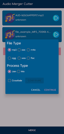 MP3 Audio Merger Cutter Screen 2