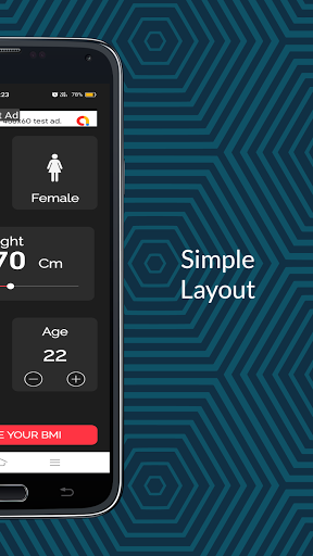 BMI Calculator - Check health Screen 3