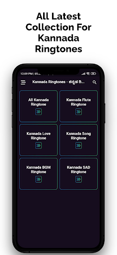 Android application Kannada Song Ringtone App screenshort