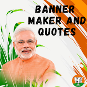 Banner Maker & Modi Quotes [HD] Photo Frames