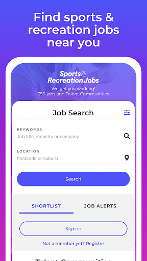 Sports & Recreation Jobs Screen 3