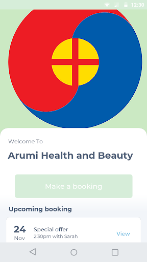 Android application Arumi Health and Beauty screenshort