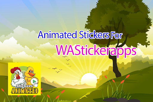 Android application Animated Cute Chicken Stickers screenshort