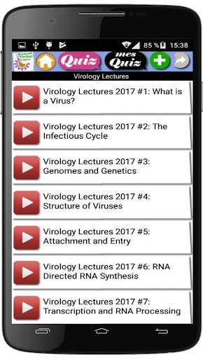 General Virology Course Screen 3