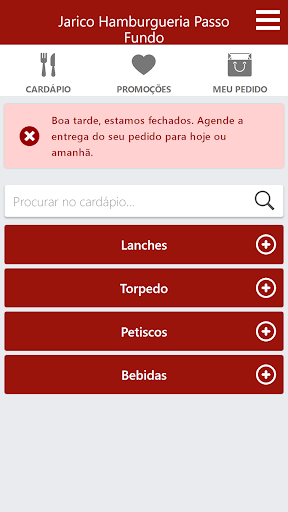 Jarico Hamburgueria removido Screen 2