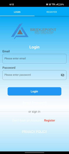 Bridge Point Logistics Screen 3