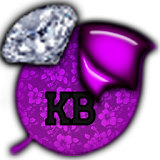 KB SKIN -Purple DiamondFlowers icon