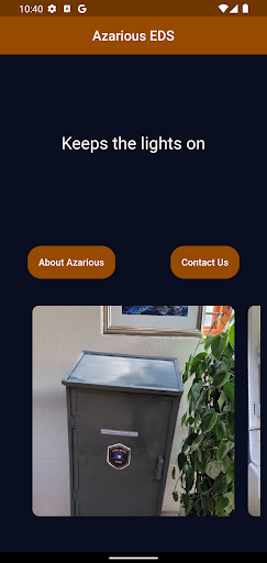 Android application Azarious EDS screenshort