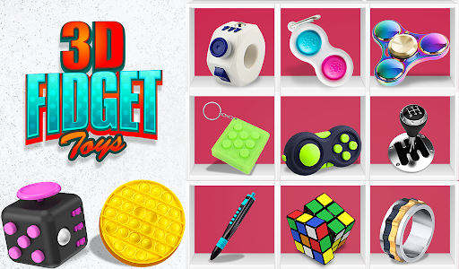 Fidget Cube Antistress Buttons 3D Toys Satisfying screenshots 14
