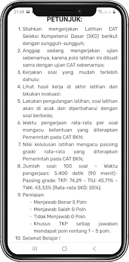 Latihan CAT ASN, BUMN dan Umum Screen 2
