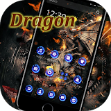 Theme Black Fire Dragon icon