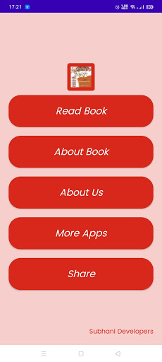 Android application Muntakhab Ahadees screenshort