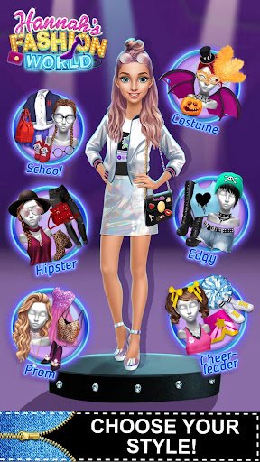 Android application Hannah’s Fashion World screenshort