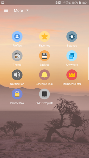 Desert Next SMS Skin Screen 3