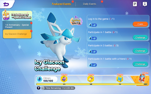 Pokémon UNITE Екранна снимка