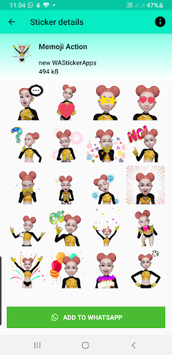 moving stickers for whatsapp - Screen 3