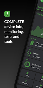 DevCheck Informations sur l'appareil et le système MOD APK (Pro débloqué) 1