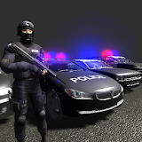 Police In Car icon