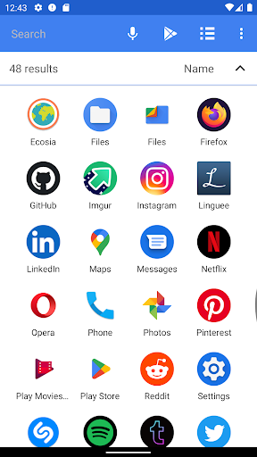 Android application App Launcher Lite screenshort