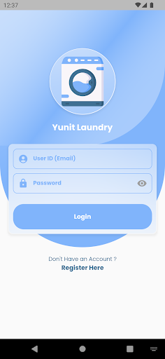 Android application YunIT Laundry screenshort