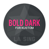 Bold Dark for Kustom icon