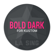 Bold Dark for Kustom Mod