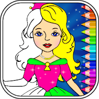 Princess Coloring Book & Drawing Book For Kids