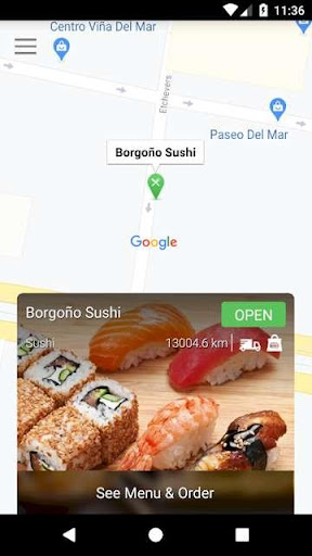 Borgoño Sushi Screen 2