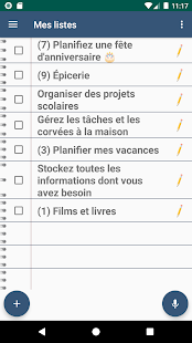 Aperçu de l'application