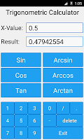 screenshot of Trigonometric Calculator