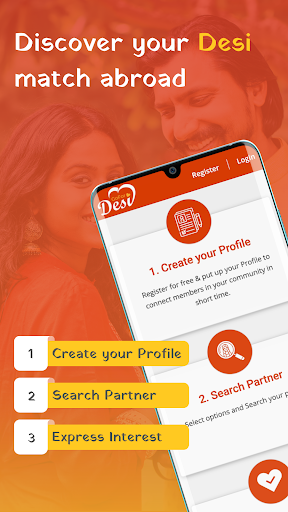 GoForDesi: Dating & Matrimony Screen 2