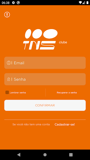 Android application TNS CLUBE screenshort