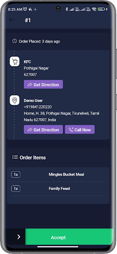 Suvai - Delivery Partner Screen 2