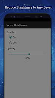 screenshot of Lower Brightness Screen Filter
