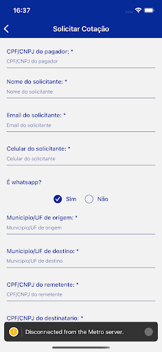 RTL Cargas Screen 3