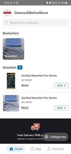 Dawoodi Bohra Store - Shopping App