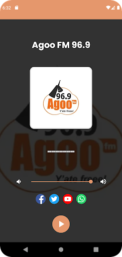 Android application Agoo 96.9 FM screenshort
