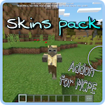 Cover Image of Download Skins pack addon for mcpe 1.3 APK