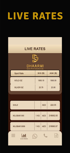 Android application Dhaarmi Gold screenshort